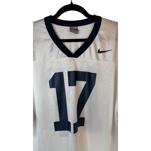 Nike XXL Team White Football Jersey #17 Polyester Unisex Sportswear - Picture 3 of 14